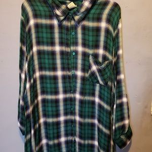 Long sleeve flannel